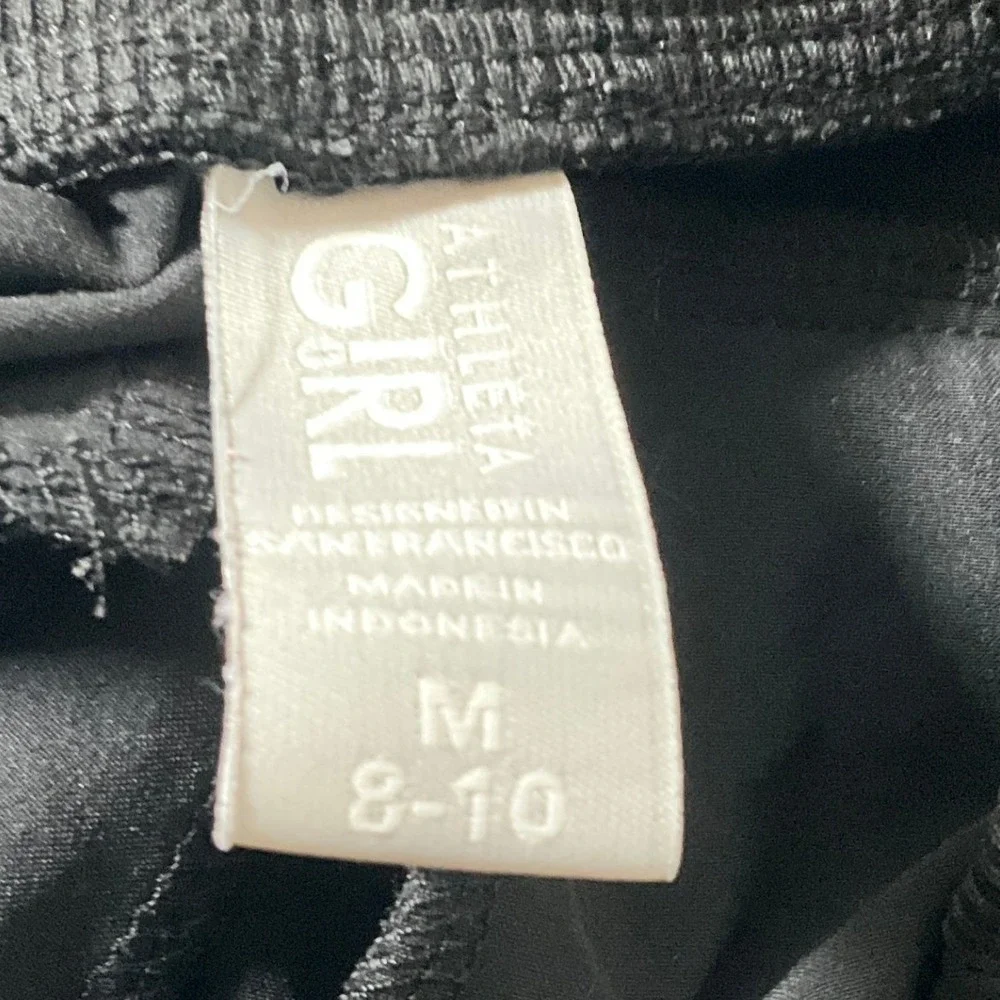 Athleta Girl Joggers Kids Size M 8-10 Black Active Pants Athleisure Gorpcore‎